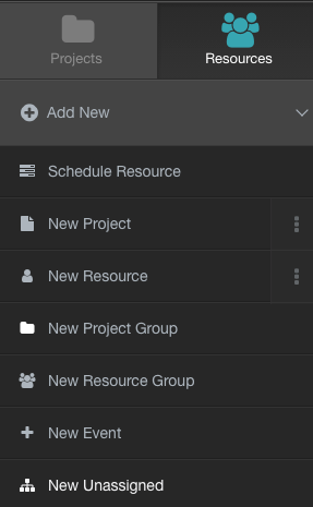 Project Resource Sidebar